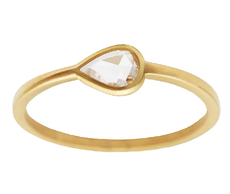 Personalized Jewelry Sale – Meaningful Gifts At Great Prices 0.30ct Pear White Rose-cut Diamond Bezel Ring Personalized Jewelry Sale – Meaningful Gifts At Great Prices 0.30ct Pear White Rose-cut Diamond Bezel Ring
