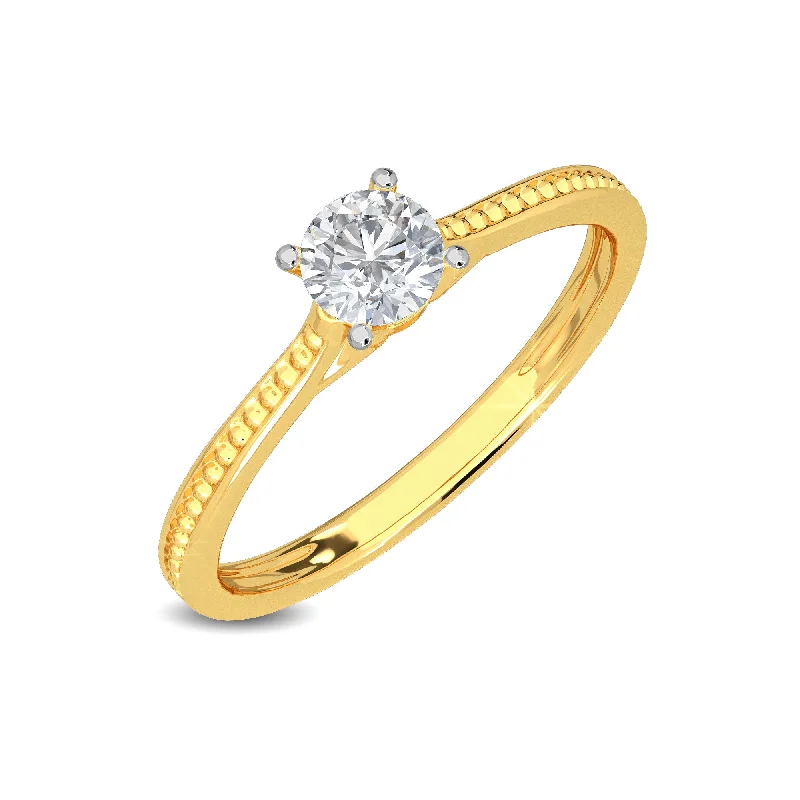 Handcrafted Jewelry Sale – Unique Designs At Low Prices 0.33 CT Nehir Solitaire Ring