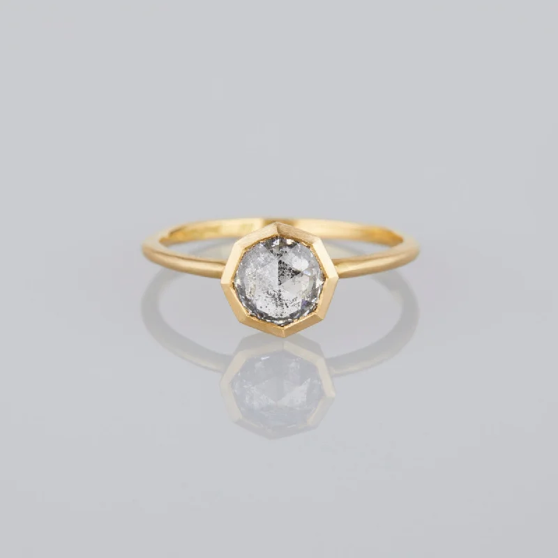Fashion-Forward Jewelry At Incredible Prices GDR64-OOAK | 0.81 Carat One-of-a-Kind Salt and Pepper Gray Diamond Ring Fashion-Forward Jewelry At Incredible Prices GDR64-OOAK | 0.81 Carat One-of-a-Kind Salt and Pepper Gray Diamond Ring