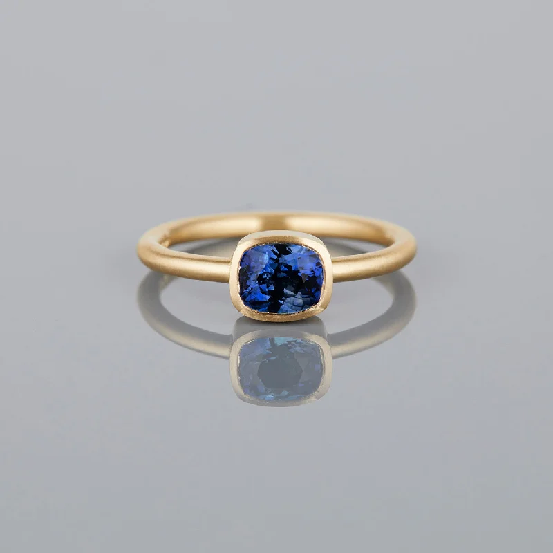 Exclusive Jewelry Sale – Grab Timeless Pieces Now SR43-OOAK | 1.03 Carat One-of-a-Kind Cushion Cut Blue Sapphire Ring Exclusive Jewelry Sale – Grab Timeless Pieces Now SR43-OOAK | 1.03 Carat One-of-a-Kind Cushion Cut Blue Sapphire Ring