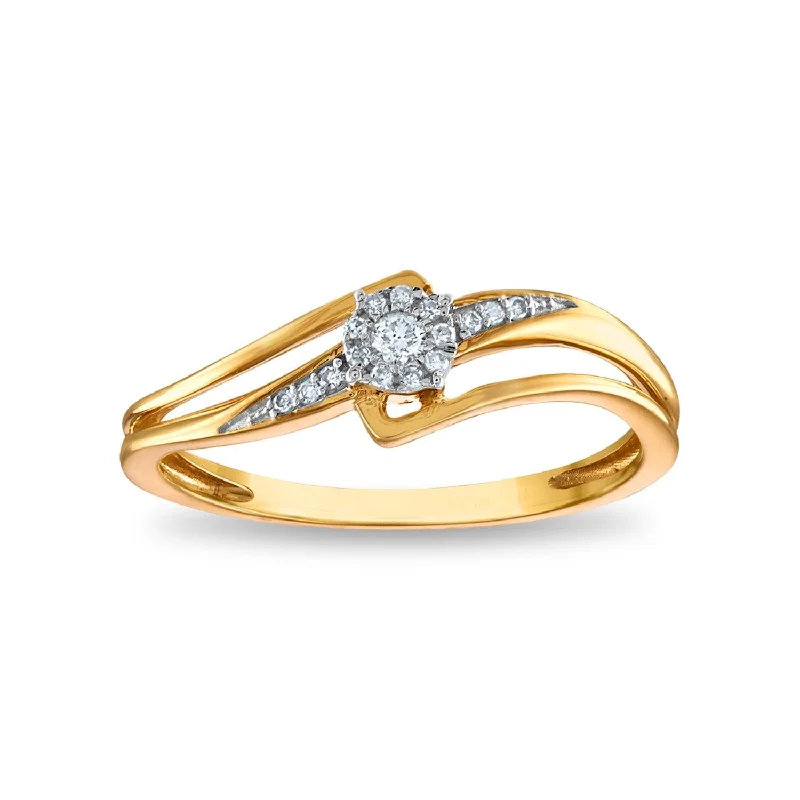 Affordable Glamour – Premium Jewelry At Special Prices 1/12 CTW Diamond Ring in 10KT Yellow Gold Affordable Glamour – Premium Jewelry At Special Prices 1/12 CTW Diamond Ring in 10KT Yellow Gold