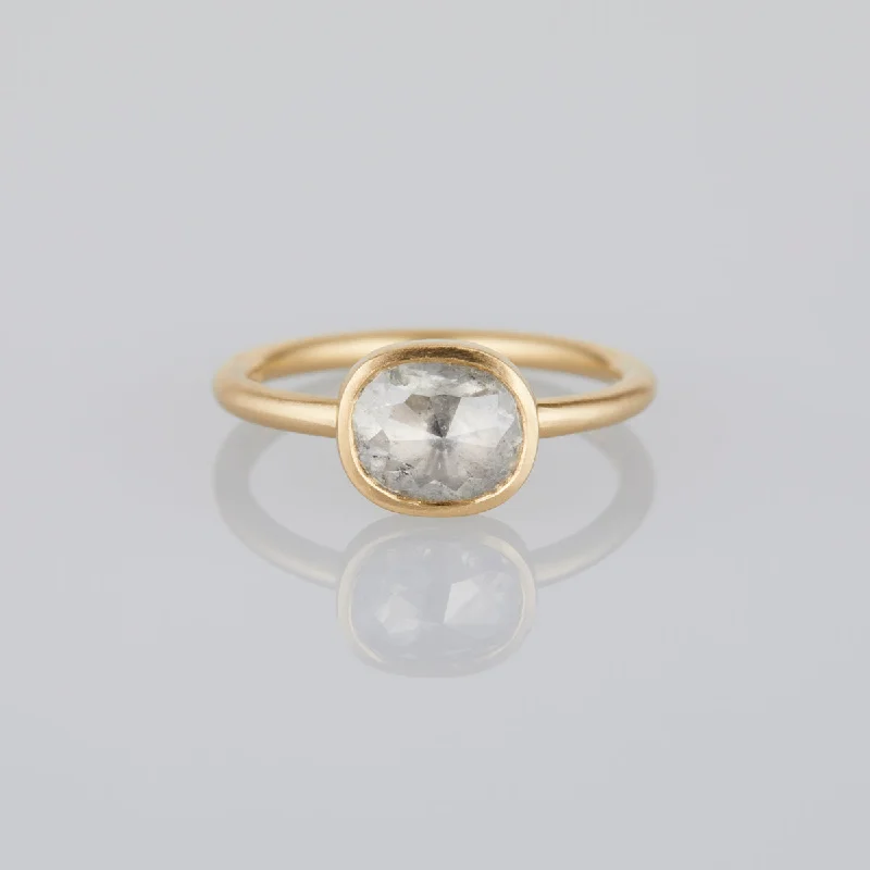 Dazzle In Elegance With Our Biggest Jewelry Sale DR129-OOAK | 1.30 Carat One-of-a-Kind Rose Oval Cushion Cut White Diamond Ring Dazzle In Elegance With Our Biggest Jewelry Sale DR129-OOAK | 1.30 Carat One-of-a-Kind Rose Oval Cushion Cut White Diamond Ring