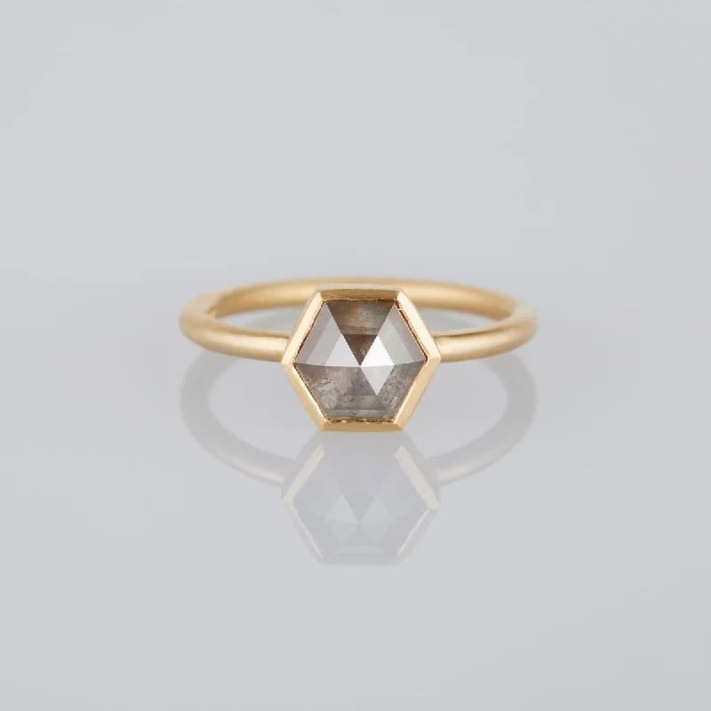 Elegant Designs, Unbeatable Discounts – Shop Jewelry Now DR119-OOAK | 1.51 Carat One-of-a-Kind Hexagon Cut Grey Diamond Ring Elegant Designs, Unbeatable Discounts – Shop Jewelry Now DR119-OOAK | 1.51 Carat One-of-a-Kind Hexagon Cut Grey Diamond Ring