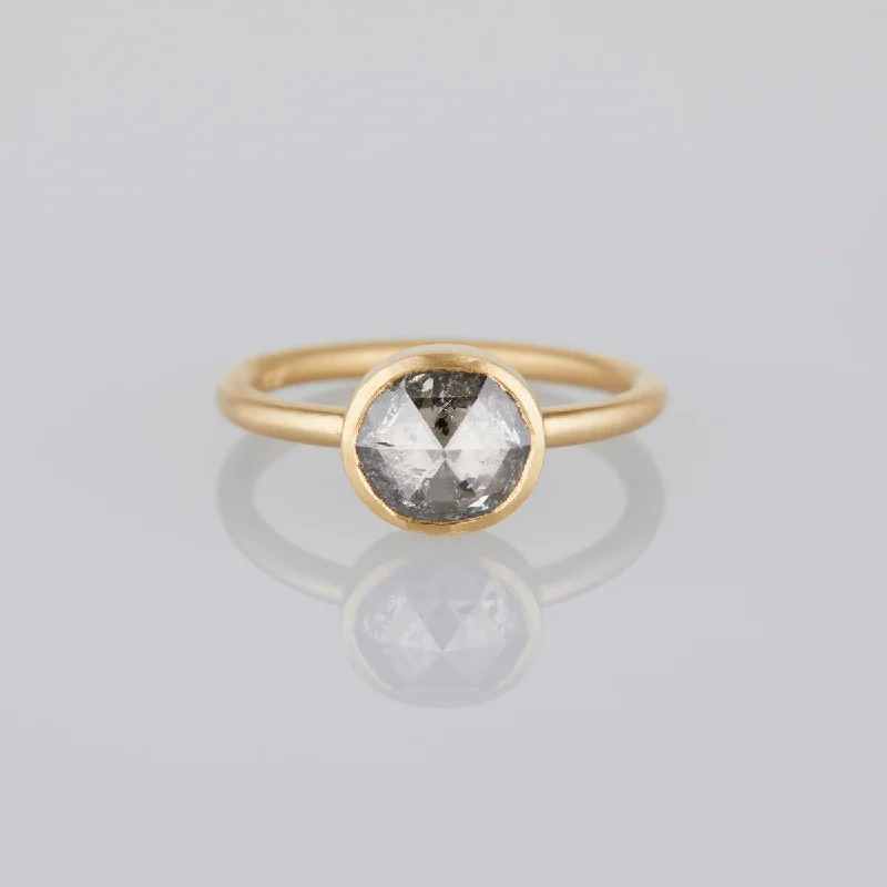 Unique Jewelry Designs Now At Discounted Rates DR124-OOAK | 1.66 Carat One-of-a-Kind Rose Cushion Cut Grey Diamond Ring Unique Jewelry Designs Now At Discounted Rates DR124-OOAK | 1.66 Carat One-of-a-Kind Rose Cushion Cut Grey Diamond Ring