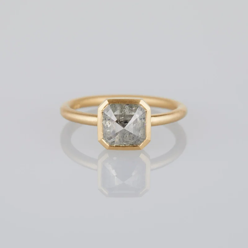 Special Offers On Handcrafted And Designer Jewelry DR125-OOAK | 1.86 Carat One-of-a-Kind Radiant Rose Cut Icy Diamond Ring Special Offers On Handcrafted And Designer Jewelry DR125-OOAK | 1.86 Carat One-of-a-Kind Radiant Rose Cut Icy Diamond Ring