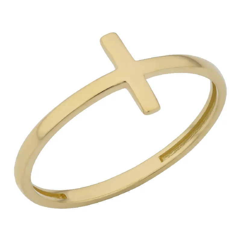 Special Sale On Handcrafted Jewelry – Shop Today 10KT Yellow Gold Fashion Cross Ring Special Sale On Handcrafted Jewelry – Shop Today 10KT Yellow Gold Fashion Cross Ring