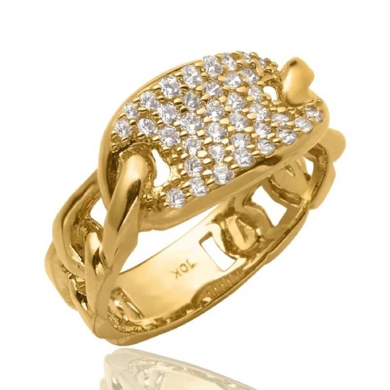 Luxury Jewelry Clearance – Shop Premium Styles Now 10KT Yellow Gold Fashion Ring