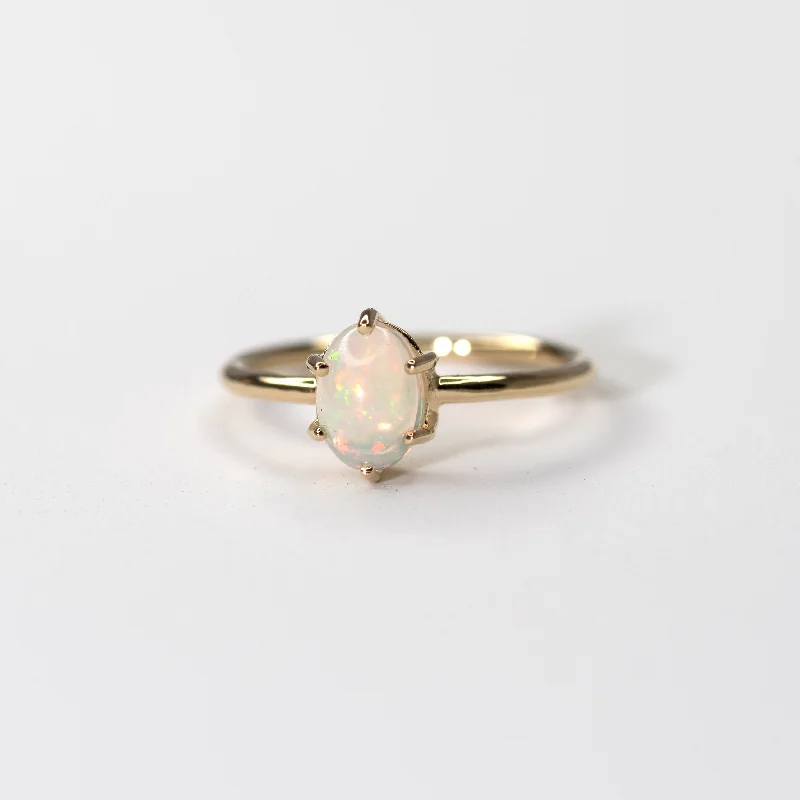 Fashion-Forward Jewelry At Exclusive Discounts 14K Everly Opal Band