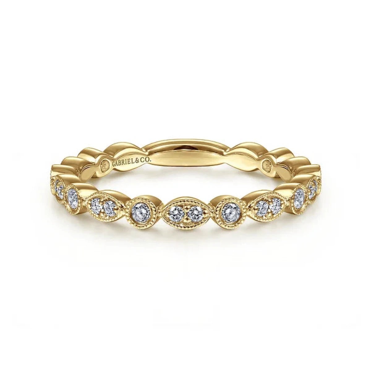 Breathtaking Jewelry At Limited-Time Savings 14K Y Gold 0.24ctw G/SI2 Round and Marquise Shape Diamond Ring Breathtaking Jewelry At Limited-Time Savings 14K Y Gold 0.24ctw G/SI2 Round and Marquise Shape Diamond Ring