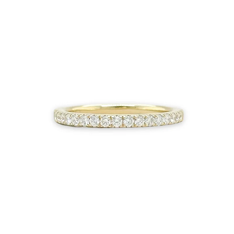 Premium Jewelry, Premium Discounts – Act Fast 14K Y Gold 0.30ctw Diamond Band H/SI1