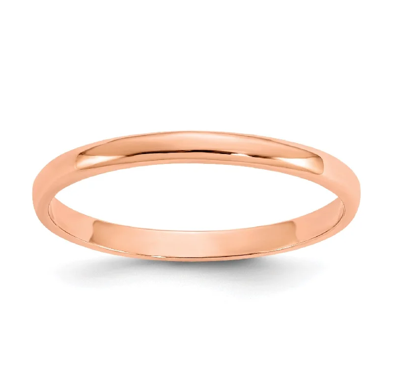 Personalized Jewelry Sale – Unique Gifts At Low Prices 14KT Rose Gold Baby Ring; Size 3