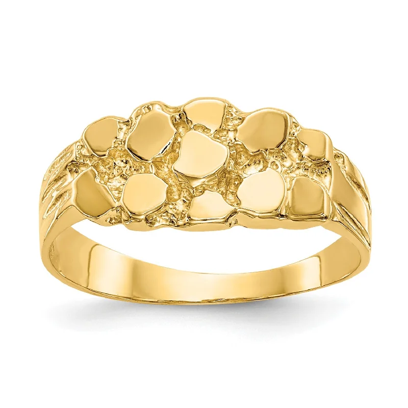 Exclusive Jewelry Discounts – Shop Now For Savings 14KT Yellow Gold Nugget Ring; Size 6 Exclusive Jewelry Discounts – Shop Now For Savings 14KT Yellow Gold Nugget Ring; Size 6