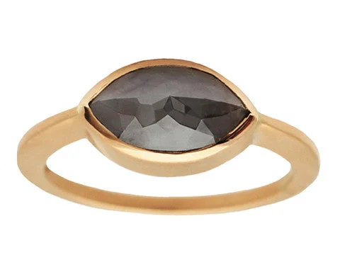 Flash Sale On Stunning Jewelry – Don't Miss Out 2.70ct Grey Rose Cut Marquise Diamond & 18K Yellow Gold Ring Flash Sale On Stunning Jewelry – Don't Miss Out 2.70ct Grey Rose Cut Marquise Diamond & 18K Yellow Gold Ring