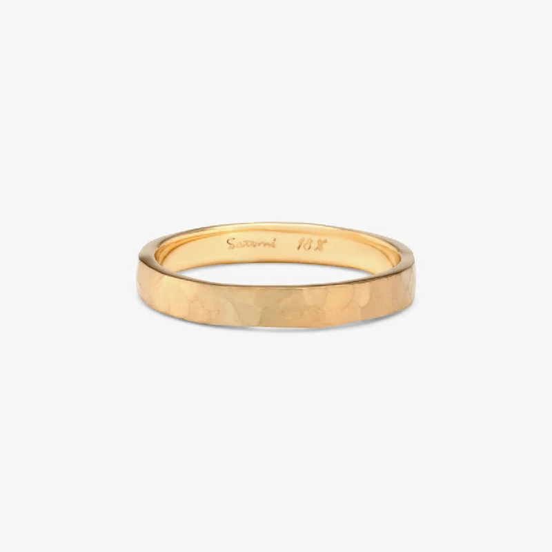 Fashion-Forward Geometric Jewelry For Contemporary Style R3501 | 2.8mm Hammered Band Fashion-Forward Geometric Jewelry For Contemporary Style R3501 | 2.8mm Hammered Band