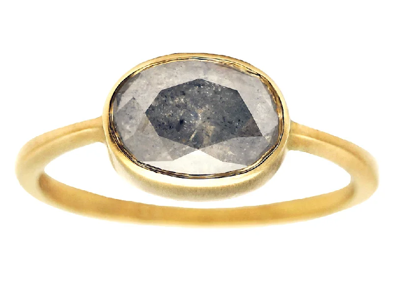 Bestselling Jewelry At Special Promotional Rates 3.70ct Oval Fancy Grey Diamond & 18K Yellow Gold Ring Bestselling Jewelry At Special Promotional Rates 3.70ct Oval Fancy Grey Diamond & 18K Yellow Gold Ring