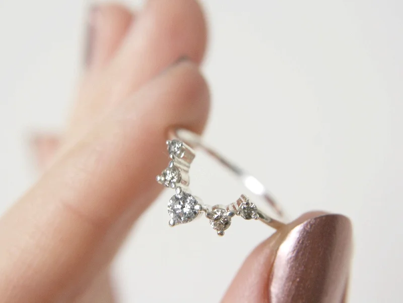 Must-Have Jewelry Pieces At Reduced Prices Artemis Ring in Salt and Pepper Diamond