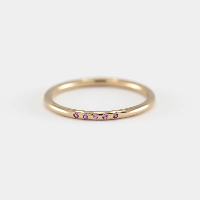 Handmade Pearl Jewelry For Timeless Elegance Ariana Pink Sapphire Ring