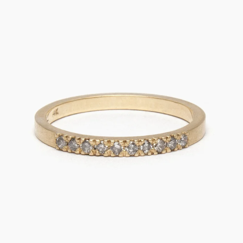 Jewelry Deals That Outshine The Rest Asa ring - Salt & Pepper Diamonds