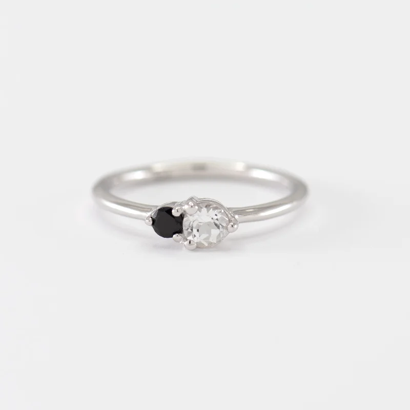 Adjustable Charm Bracelets For A Perfect Fit Ashley White Topaz and Black Spinel Band Adjustable Charm Bracelets For A Perfect Fit Ashley White Topaz and Black Spinel Band