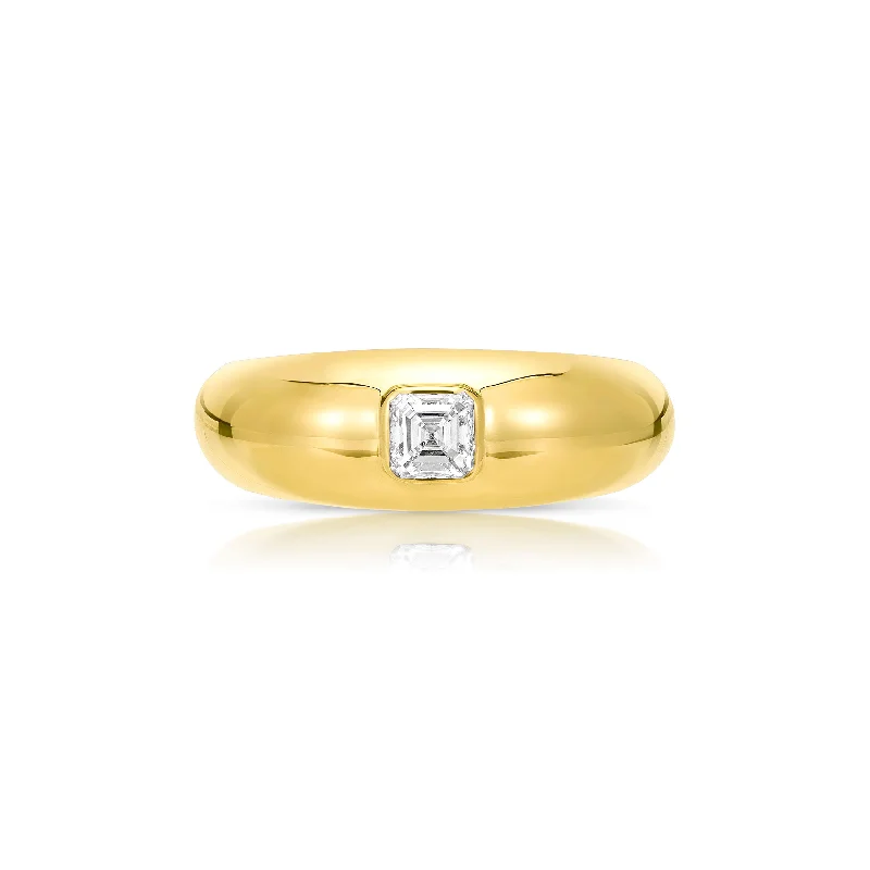 Affordable Luxury Jewelry For Every Occasion Asscher Dome Band