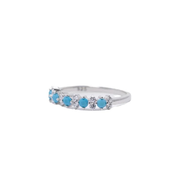 Limited-Time Jewelry Discounts – Shine Without The Splurge Ataro Turquoise Ring in Silver