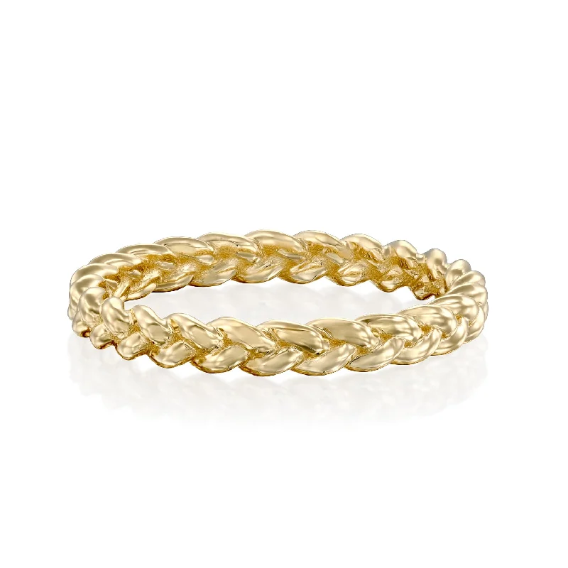 Get Ready To Sparkle – Special Jewelry Discounts Braided Gold Ring