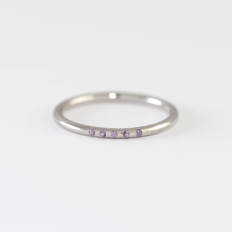 Personalized Jewelry At Special Discount Rates Calais Amethyst Band