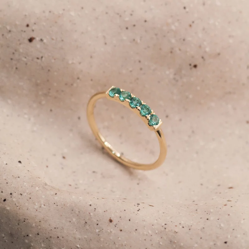 Seasonal Jewelry Clearance – Best Styles At The Lowest Prices Candy Gold Ring With Emerald