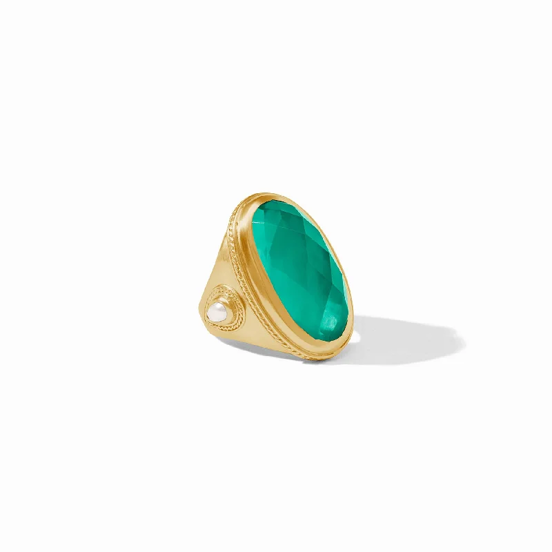 Iridescent Emerald Green