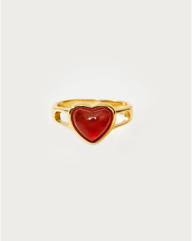 Timeless Elegance Now At Special Discounts Carnelian Heart Ring