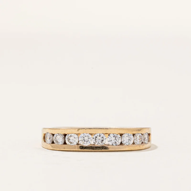 Shop Stylish Jewelry Now And Save Big Channel Set Diamond Ring | 0.45ctw | SZ 6.5 |