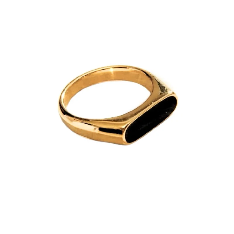 Final Call For Exquisite Jewelry At Reduced Rates Charley Signet Ring in Onyx
