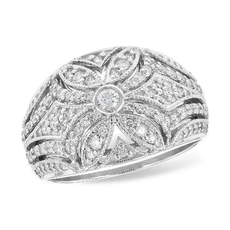 Dainty Floral Jewelry For Feminine Elegance Allison Kaufman Art Deco Ring