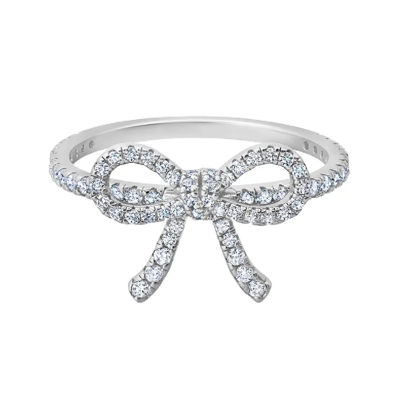 Exclusive Jewelry Offers – Sparkle For Less Crislu Cubic Zirconia Fashion Fairy-Tale Bow Ring in Platinum Plated Sterling Silver. Size 7 Exclusive Jewelry Offers – Sparkle For Less Crislu Cubic Zirconia Fashion Fairy-Tale Bow Ring in Platinum Plated Sterling Silver. Size 7