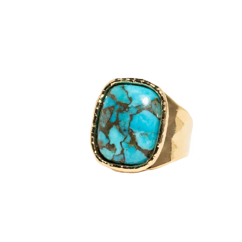 Special Deals On Handcrafted And Designer Jewelry Cushion Cut Turquoise Cocktail Ring