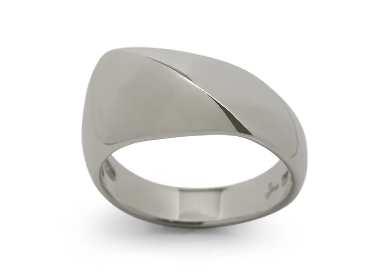 Elegant Jewelry, Affordable Luxury – Shop Now Diagonal Dome Ring, White Gold & Platinum Elegant Jewelry, Affordable Luxury – Shop Now Diagonal Dome Ring, White Gold & Platinum