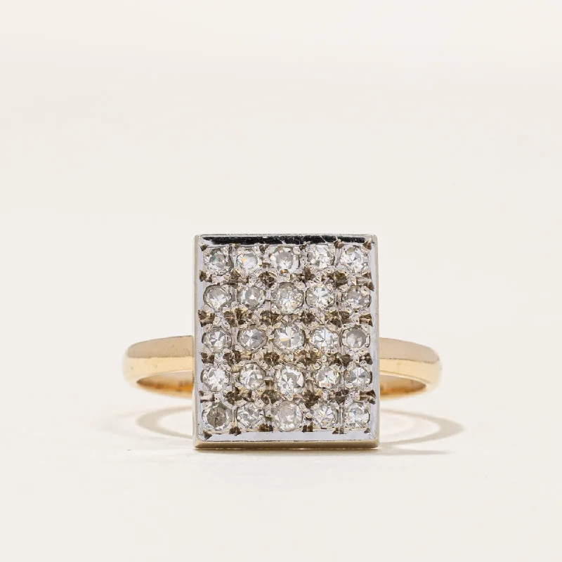 Fine Jewelry, Limited-Time Offers Available Diamond Square Face Ring | 0.45ctw | SZ 7 |
