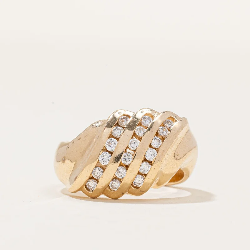 Personalized Jewelry Sale – Unique Pieces At Great Prices Diamond Waterfall Ring | 0.30ctw | SZ 6 |