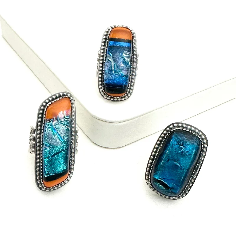 Jewelry Clearance Event – Stock Up Before It's Over Dichroic Rings