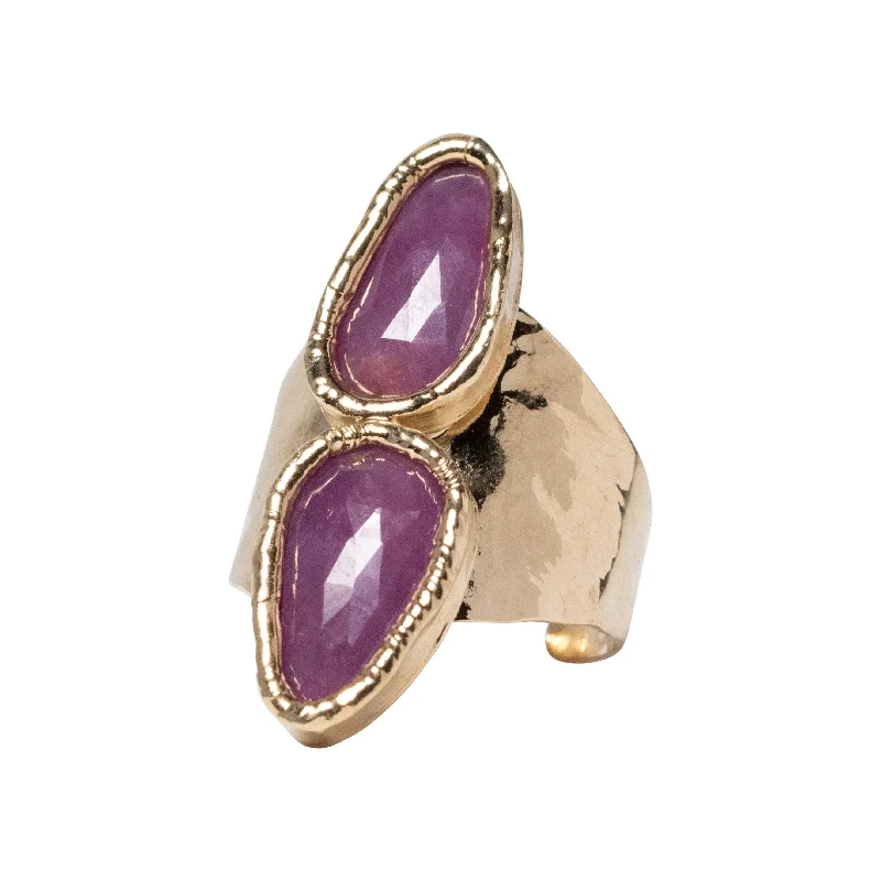 Jewelry Flash Sale – Stylish Designs At Unbeatable Rates Double Red Sapphire Cocktail Ring Jewelry Flash Sale – Stylish Designs At Unbeatable Rates Double Red Sapphire Cocktail Ring