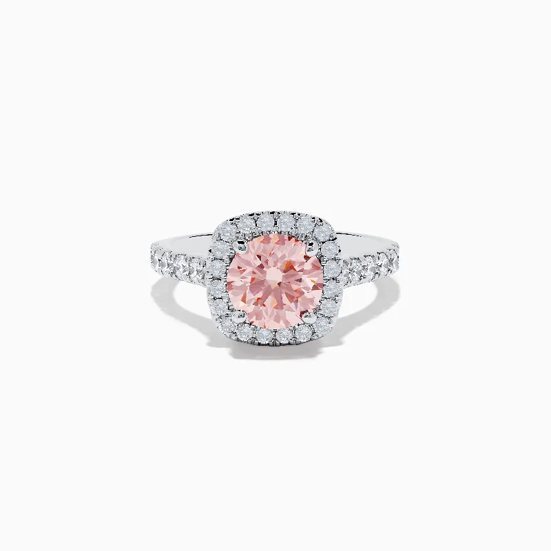 Luxury Meets Affordability – Jewelry Sale Now Live Reverie 14K White Gold Lab Grown Pink and White Diamond Ring