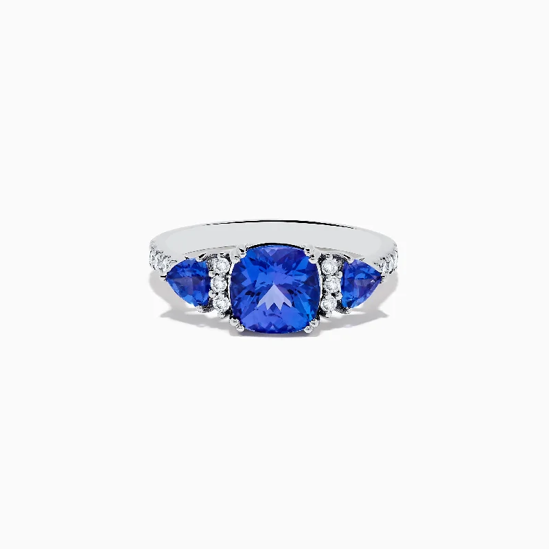 Flash Sale On Exquisite Jewelry – Don't Miss Out Nahla Siri 14K White Gold Tanzanite and Diamond Ring