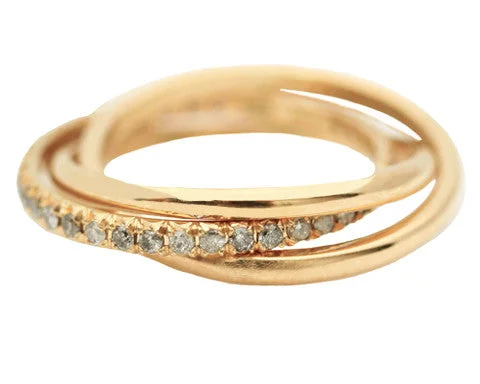 High-End Jewelry, Now More Affordable Than Ever Grey Diamond Eternity Rolling 18K Gold Ring High-End Jewelry, Now More Affordable Than Ever Grey Diamond Eternity Rolling 18K Gold Ring