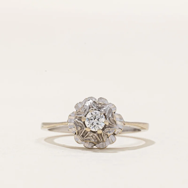Best Jewelry Deals – Shop Premium Pieces At Great Prices 18K Floral Design Diamond Ring | 0.15ct | SZ 5.5 |