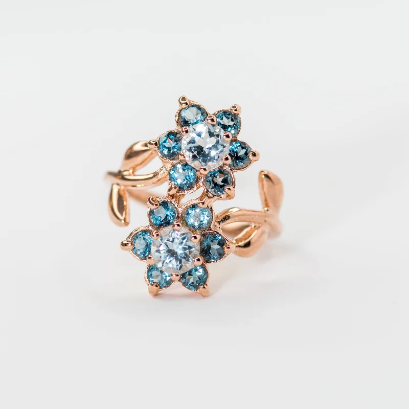 Elegant Jewelry, Exclusive Prices – Shop Now Jasmine Blue Topaz Band