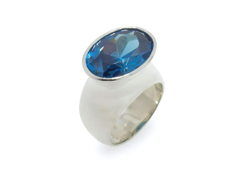 Huge Savings On Timeless Jewelry Collections JW278 Gemstone Dress Ring, Sterling Silver