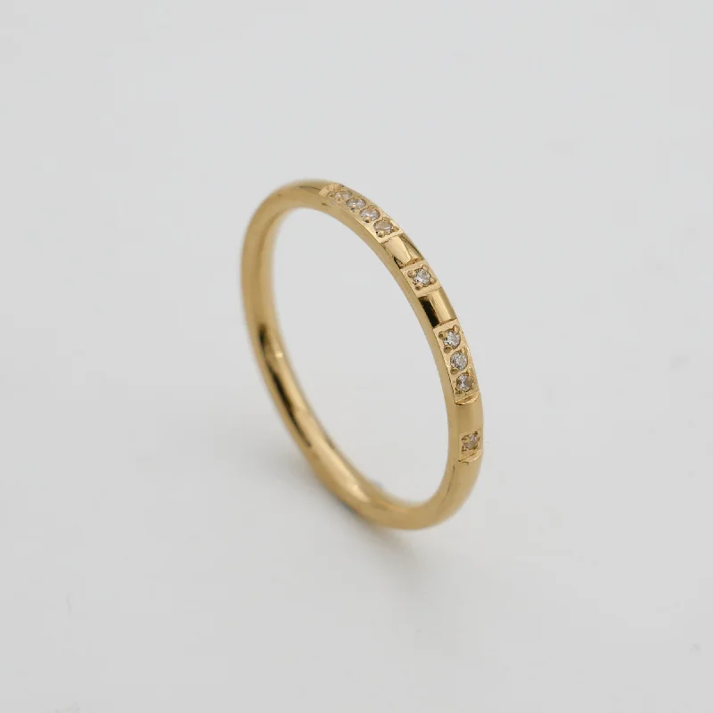 Trending Jewelry Now At Unbeatable Prices Leila Thin CZ Band Ring