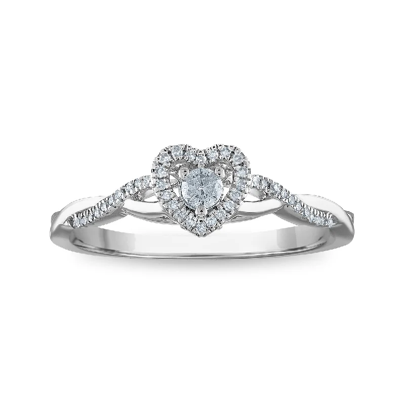 Affordable Luxury Jewelry – Style At A Great Price LoveSong 1/6 CTW Diamond Heart Promise Ring in Sterling Silver Affordable Luxury Jewelry – Style At A Great Price LoveSong 1/6 CTW Diamond Heart Promise Ring in Sterling Silver
