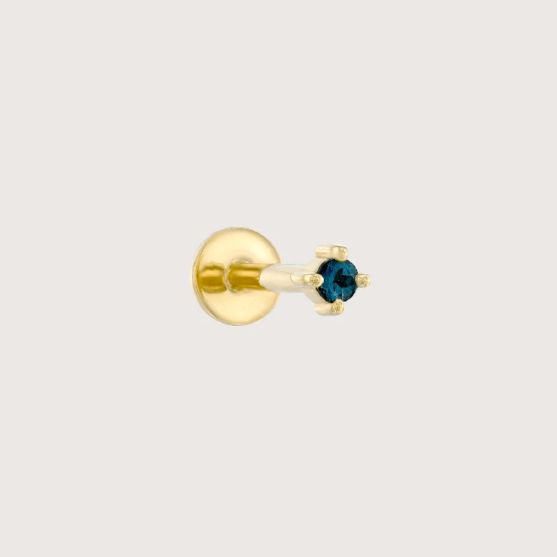 Affordable Glamour – Premium Jewelry At Special Prices Martina Piercing Earring 2mm Blue Topaz Affordable Glamour – Premium Jewelry At Special Prices Martina Piercing Earring 2mm Blue Topaz