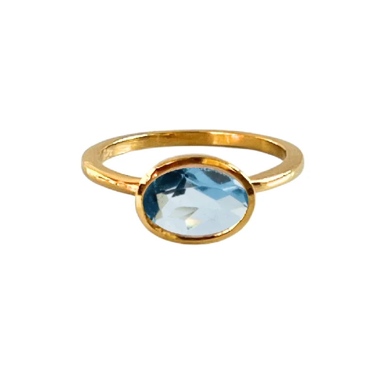 Jewelry Sale Alert – Shop Timeless Elegance Today Mila Ring in Blue Topaz